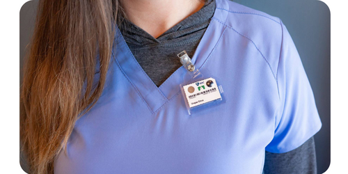 Body badge dosimeter for radiation safety